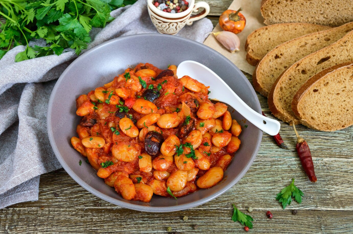Alubias blancas en salsa de tomate Olé Familia Choice