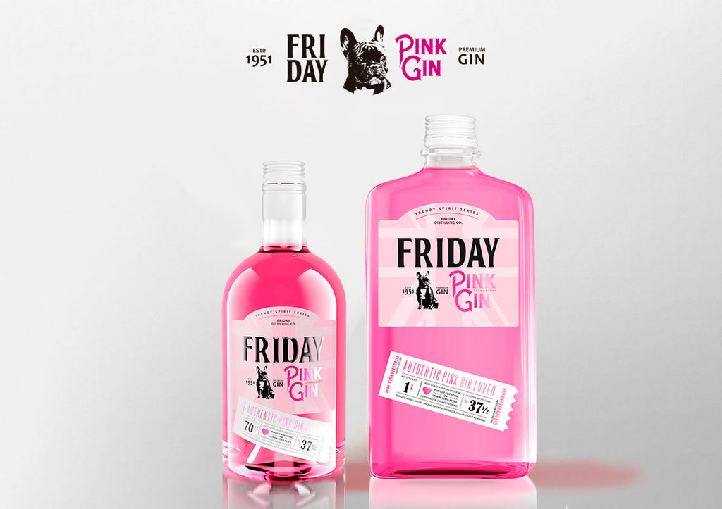 Friday Gin Pink ginebra rosa