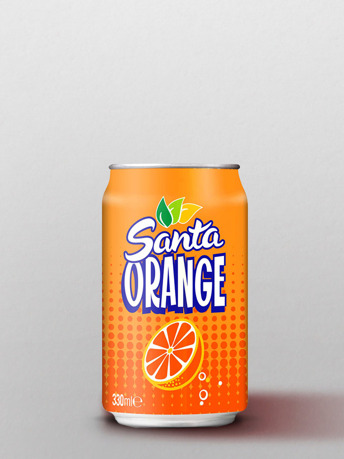refresco de naranja santa orange