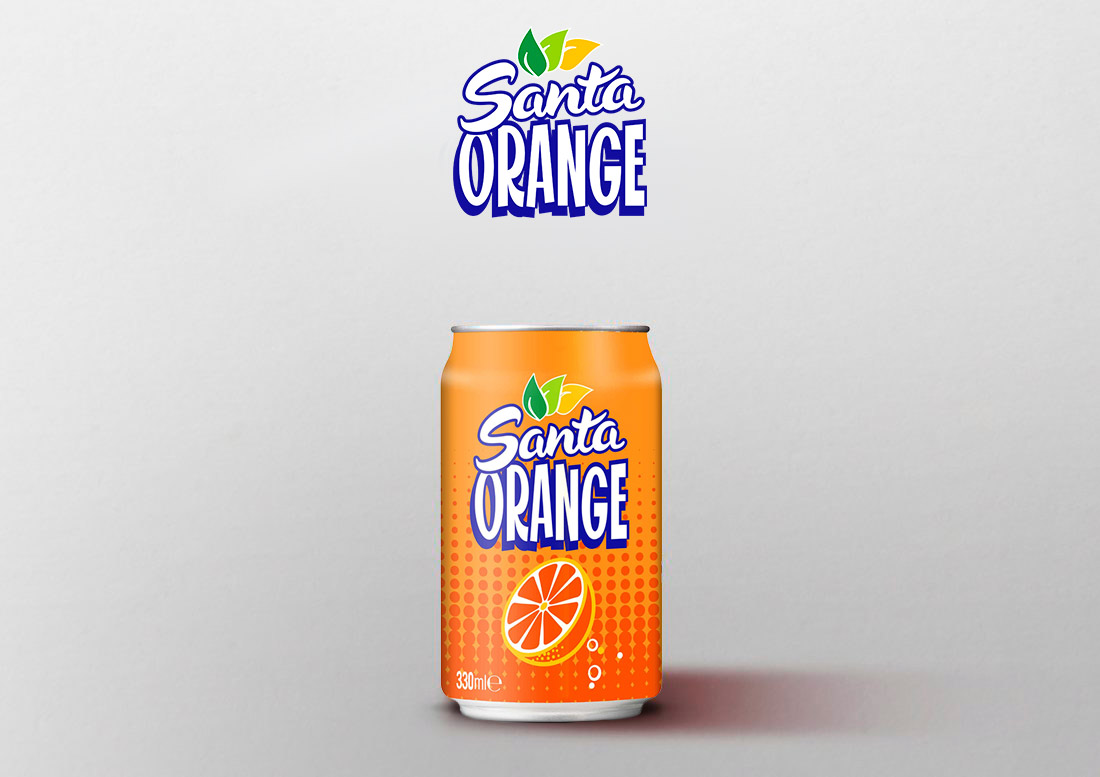 santa orange refresco de naranja
