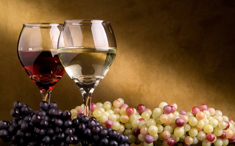 Enología: vino blanco y vino tinto