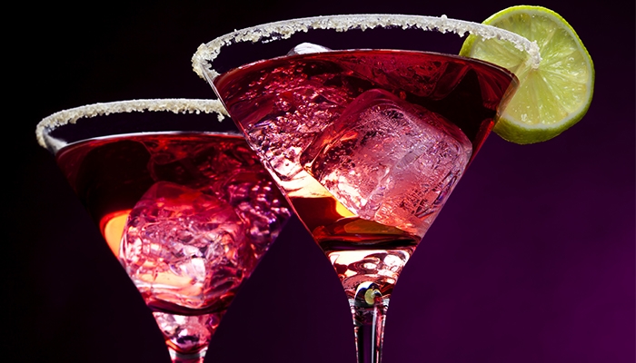 cocktail au vin rouge